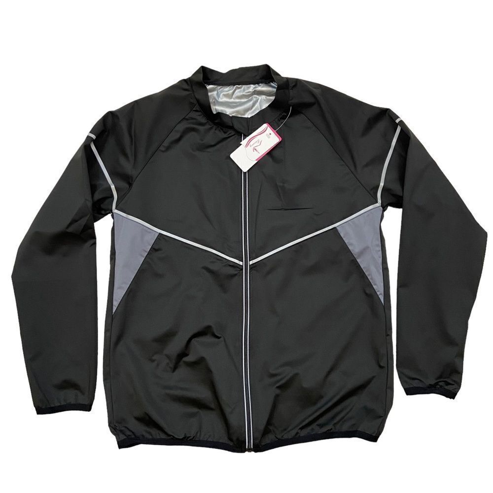 New With Tags‎ Lazawg brand Thermal Black Lightweight Running Jacket Large
